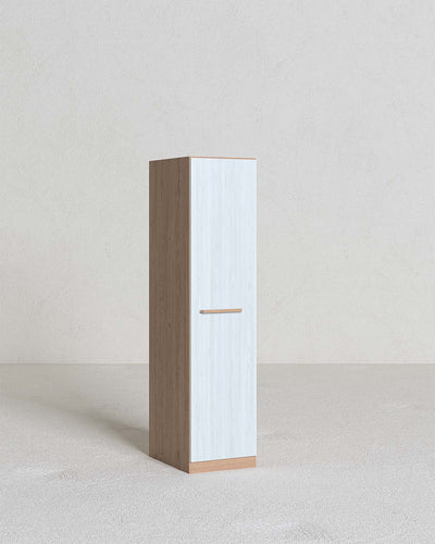 Armadio Samuel H.186 - Guardaroba moderno - 1 ante - 4 varianti colore personalizzabile - 1 ripiano regolabile incluso - 1 ripiani regolabili opzionali