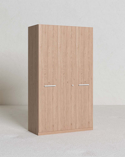 Armadio Nina H.230 - Guardaroba moderno - 3 ante - 4 varianti colore personalizzabile - 2 ripiano regolabile incluso - 4 ripiani regolabili opzionali