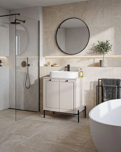 Mobile bagno ELLE 60 – 2 Ante - Cashmere