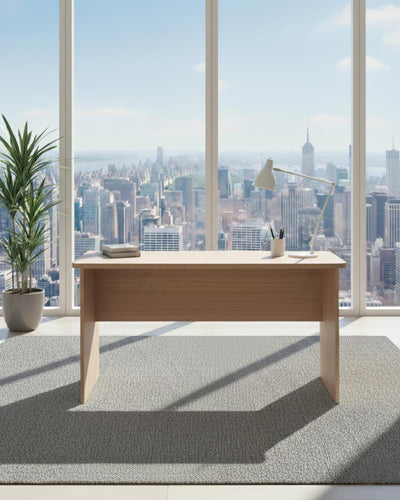 Scrivania Modern 140 cm – Scrittoio dal design moderno ed essenziale – Ampio piano di lavoro per studio, ufficio e smart working