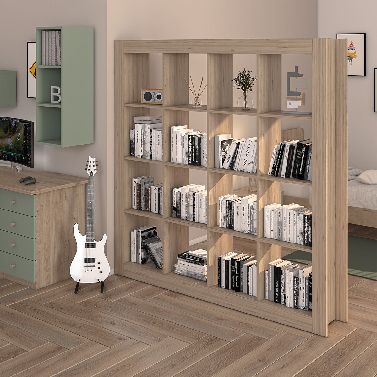 Libreria Mobili Per Soggiorni Libreria Colonne OSLO Virginia Per