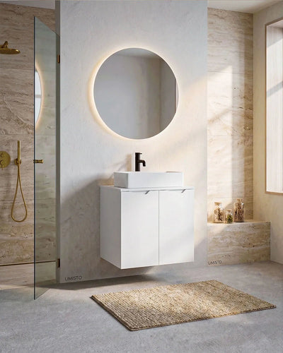 Mobile bagno sospeso NOVA 60 – 2 Ante - Bianco