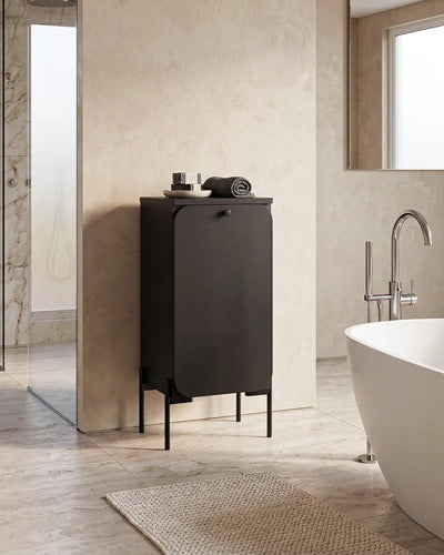 Mobile contenitore bagno ONIX 57 - 1 Anta - Nero
