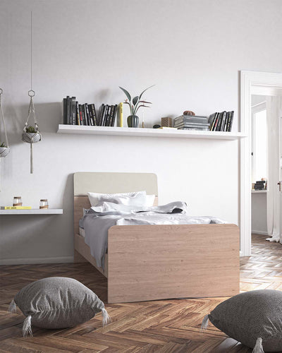 Letto comby con fascioni e pediera , letto singolo e piazza e mezza +10 colorazioni