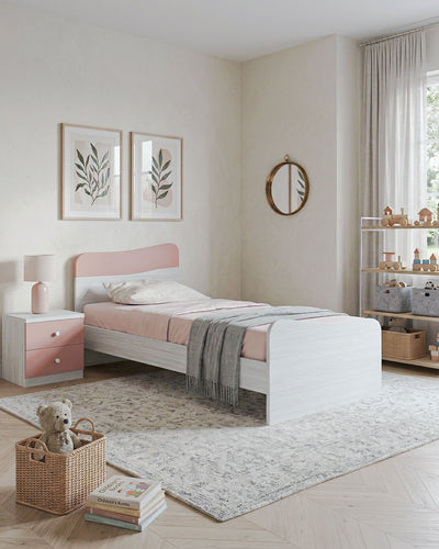 Letto fly con fascioni e pediera , letto singolo e piazza e mezza +10 colorazioni