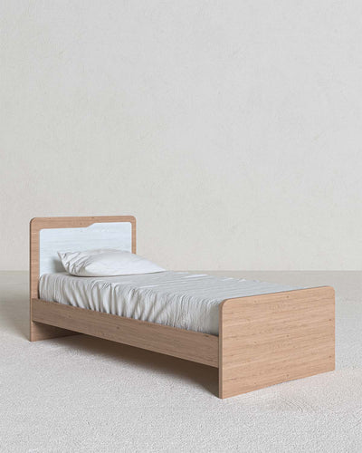 Letto quadro con fascioni e pediera dx , letto singolo e piazza e mezza +10 colorazioni