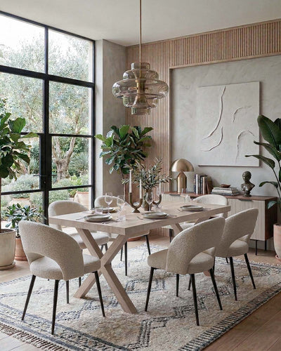 Tavolo MAXI – Tavolo da Pranzo Estensibile 160/240 cm con 2 Allunghe – Design Moderno Olmo o Bianco Frassino