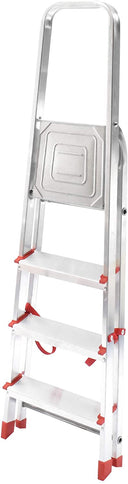 Scala pieghevole, alluminio, 4 gradini, fai da te - doomostore