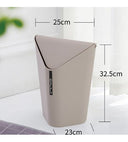 Pattumiera con coperchio basculante in plastica 6,5 Lt - doomostore