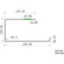 porta salviette in acciaio cromato a ventosa - doomostore