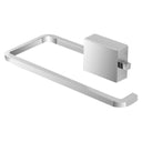 porta salviette in acciaio cromato con doppia modalità di fissaggio - doomostore