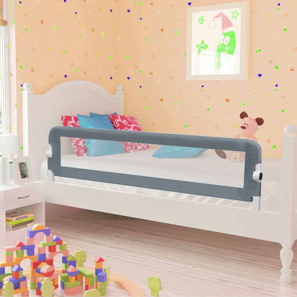 Sponde Letto Di Sicurezza Bambini 180cm Poliestere - Sponda Per Lettino Protezione Per Bambini Blu 69477492