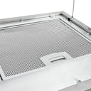 vidaXL Cappa da Cucina ad Isola Sospesa LCD con Sensore 37 cm Acciaio - doomostore