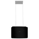 vidaXL Cappa da Cucina ad Isola Sospesa LCD Sensore in Vetro Temperato - doomostore