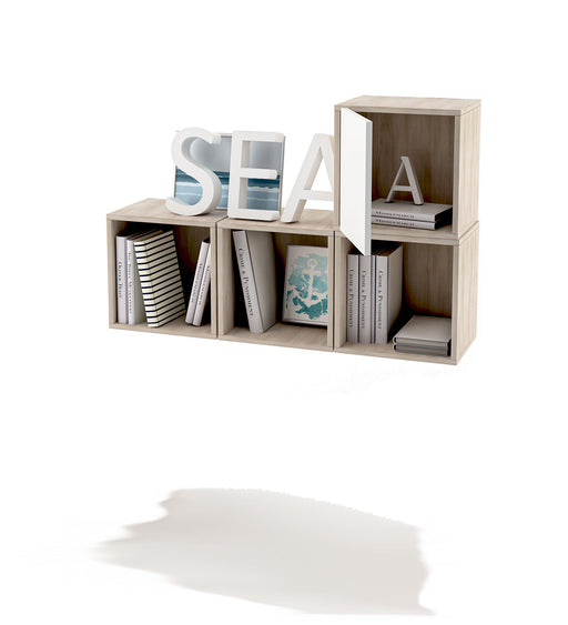 Cubi composizione librerie a muro mensola cubo con anta cameretta camera ufficio lavanderia - doomostore