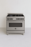 BERTAZZONI - Cucina MAS95C1MXV 90 cm 5 bruciatori, forno a gas ventilato - Serie Master - doomostore