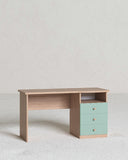 Cameretta Completa Bugs Bunny - Virginia/Oliva per ragazzi e bambini - Scrittoio Genius Dx - Letto Fly con piedi in legno - Libreria Ardela - Comodino Arva - doomostore