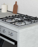 Cucina compatta Aisha - 218 cm Linea Smart - Blocco cucina moderno per appartamento, B&B e hotel - Personalizzabile in finiture e colori - Personalizzabile in composizione ed accessori - doomostore