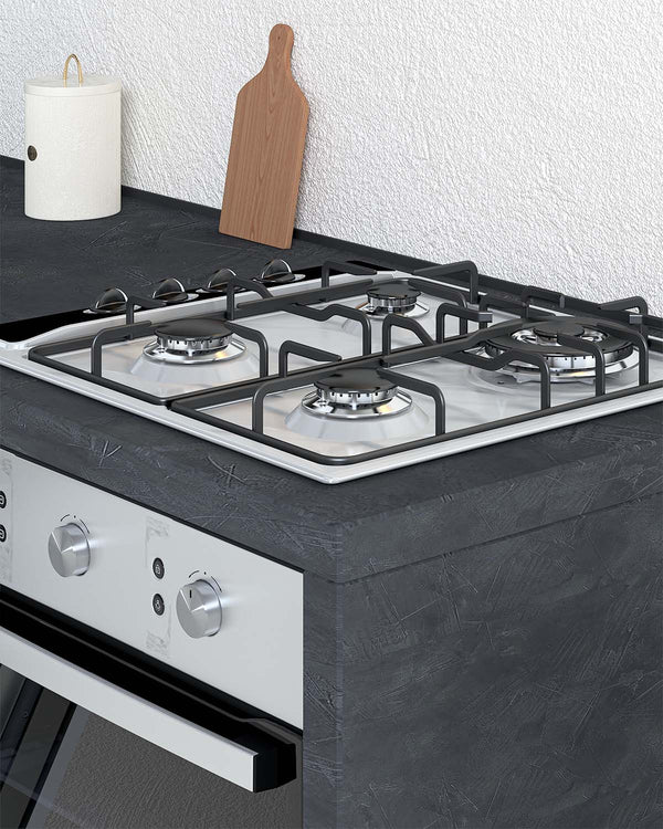 Cucina compatta Aisha - 218 cm Linea Smart - Blocco cucina moderno per appartamento, B&B e hotel - Personalizzabile in finiture e colori - Personalizzabile in composizione ed accessori - doomostore