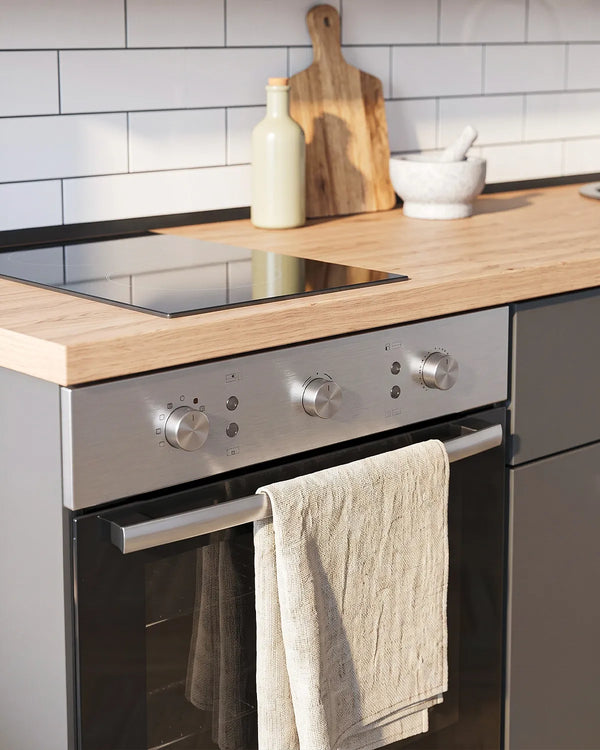 Cucina compatta Alice - 165 cm Linea Elettra - Blocco cucina moderno per appartamento, B&B e hotel - Personalizzabile in finiture e colori - Personalizzabile in composizione ed accessori