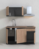 Cucina compatta Chery - 150 cm Linea Smart - Cucina moderna per appartamento, B&B e hotel - Personalizzabile in finiture e colori - Personalizzabile in composizione ed accessori - doomostore