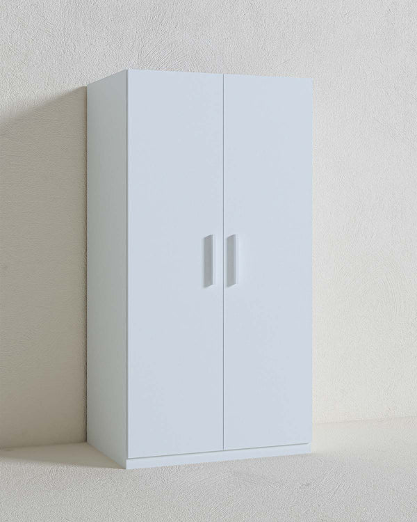 Cucina Compacto Chef - Blocco cucina completa bianco - Perfetta per piccoli appartamenti, B&B e ufficio - L 105cm x H 200 x P 72cm - doomostore