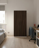 Cucina Compacto Chef - Blocco cucina completa ante antracite e struttura bianco - Perfetta per piccoli appartamenti, B&B e ufficio - L 105cm x H 200 x P 72cm - doomostore