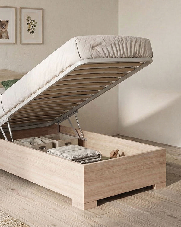Letto Onda con contenitore , letto singolo e piazza e mezza + colorazioni - doomostore