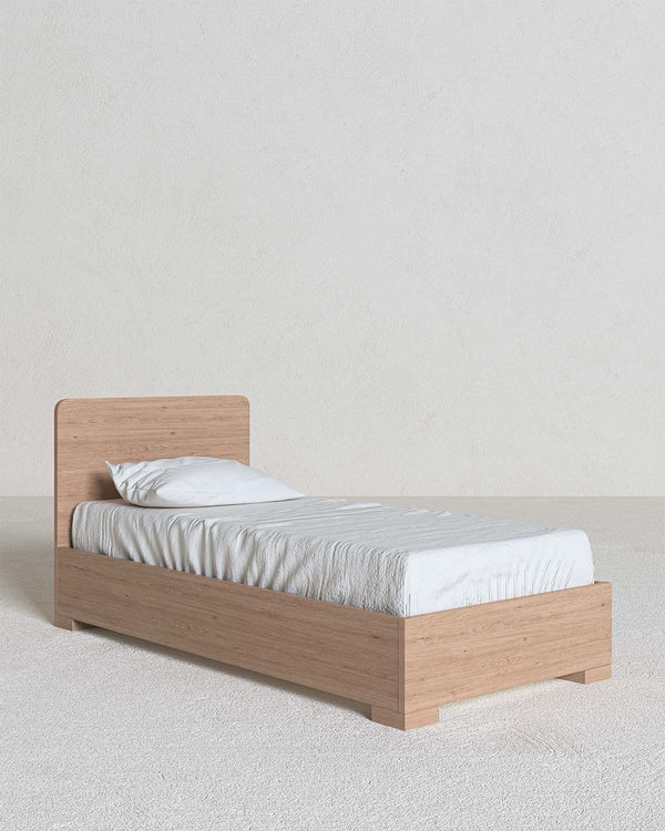 Letto Easy con contenitore, letto singolo e piazza e mezza + 10 colorazioni - doomostore