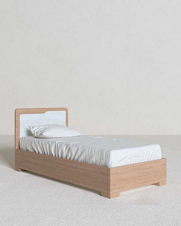 Letto Quadro con contenitore, letto singolo e piazza e mezza + 10 colorazioni - doomostore