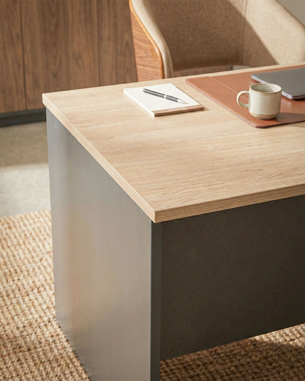 scrivania Direzionale ufficio TORINO Antracite P90 - in diverse colorazioni - doomostore