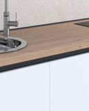 Cucina compatta Ambra - 180 cm Linea Smart - Blocco cucina moderno per appartamento, B&B e hotel - Personalizzabile in finiture e colori - Personalizzabile in composizione ed accessori - doomostore