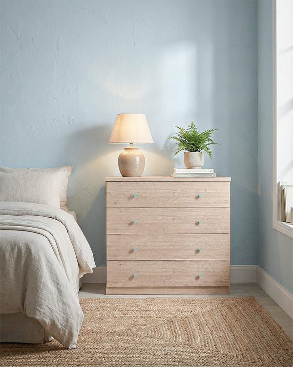 Comò TERO - quattro cassetti - L.90 x P.52 x H.85 - in diverse colorazioni - doomostore