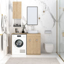 mobile Bagno coprilavatrice 2 ante SINDY disponibile in diversi colori - doomostore