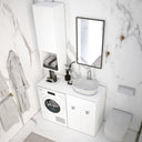 mobile Bagno coprilavatrice 2 ante SINDY disponibile in diversi colori - doomostore