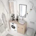 mobile Bagno coprilavatrice 2 ante SINDY disponibile in diversi colori - doomostore