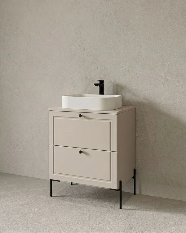 Mobile bagno ELLE 60 – 2 Cassetti - Cashmere