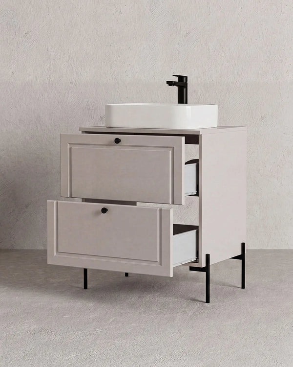 Mobile bagno ELLE 60 – 2 Cassetti - Cashmere - doomostore
