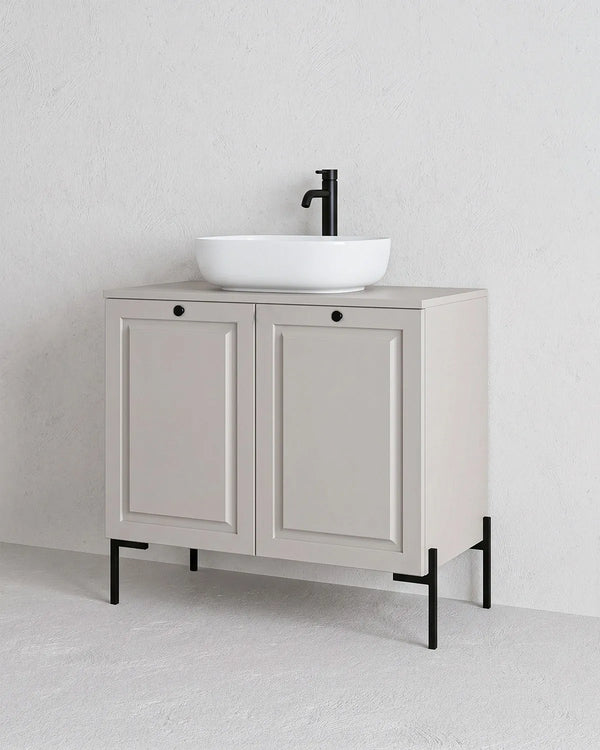 Mobile bagno ELLE 80 – 2 Ante - Cashmere - doomostore