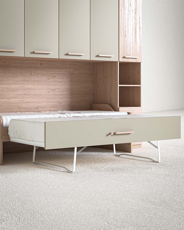 Cameretta a ponte Erianthe, L.290cm h.230, in 36 colori, possibilità di acquisto solo armadio a ponte - doomostore