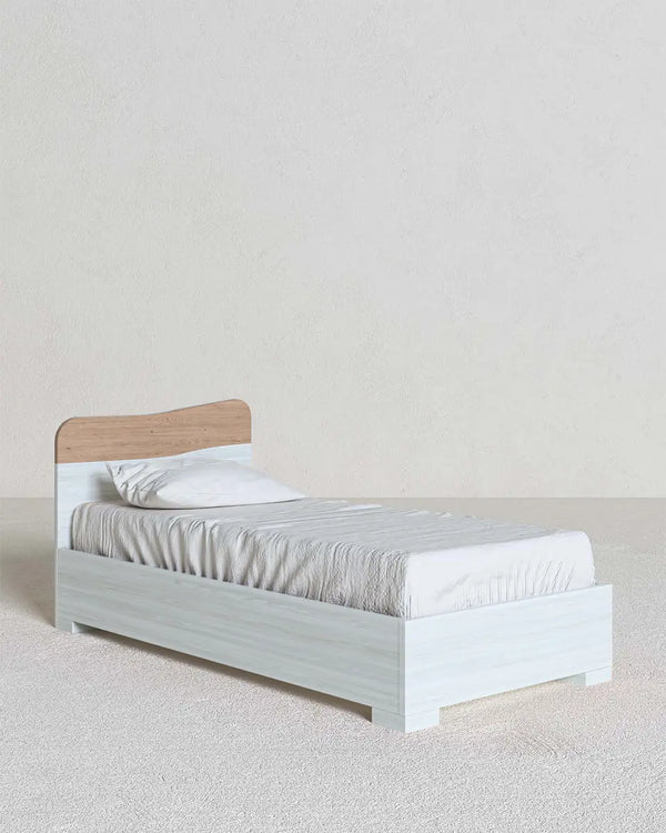 Cameretta Completa Fabri - Betulla/Virginia per ragazzi e bambini - Scrittoio Genius - Letto Fly contenitore - Armadio Zamia - Comodino Silenzio