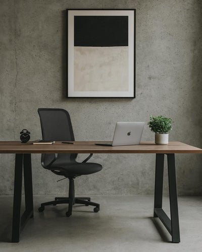 Poltrona Frey – Sedia ufficio Mesh – Schienale in rete – Braccioli chiusi in nylon nero – Base girevole – Altezza regolabile