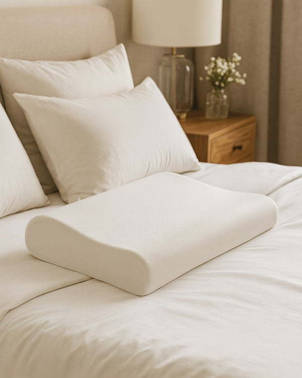 Cuscino Memory Cervicale – Guanciale Ortopedico Antidolorifico per Dormire Bene - doomostore