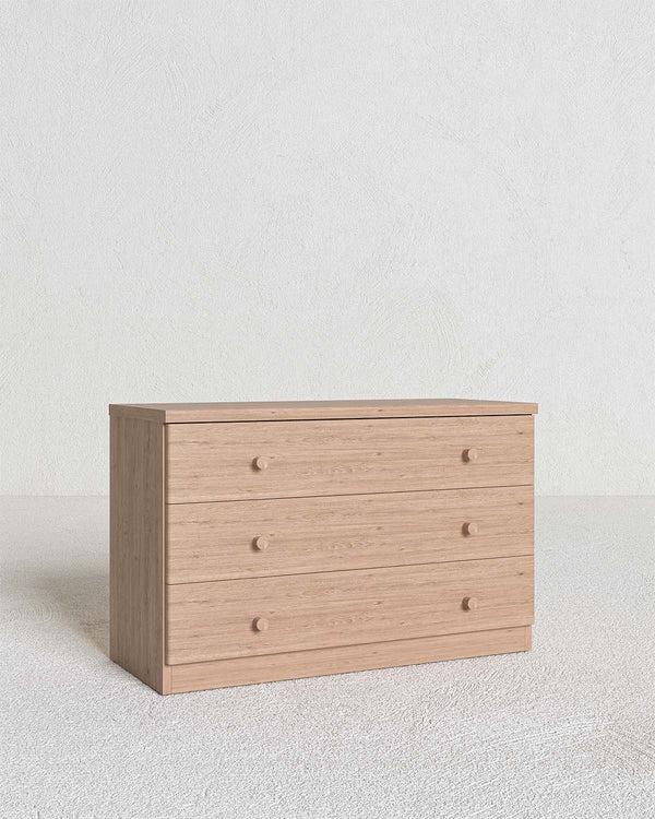 Comodino Silenzio - Mobile con 3 cassetti - 7 varianti colore personalizzabile - 90 L. x 57 H. x 38 P. - doomostore