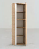 Armadio multiuso Joy - Dispensa salvaspazio con 4 ripiani regolabili - Struttura in virginia con finitura bianca - 60 L. x 176 H. x 35 P. - doomostore