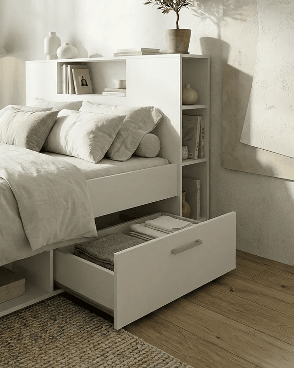 Letto attrezzato NOREVA - Letto contenitore moderno per cameretta - doomostore