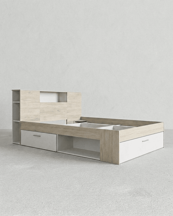 Letto attrezzato DORMIRA - Letto contenitore moderno per cameretta - doomostore