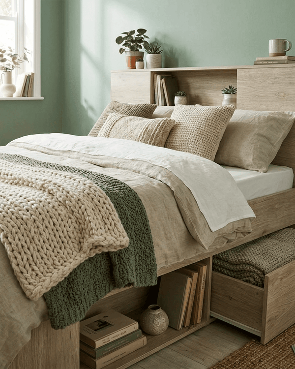 Letto attrezzato VELTIRA - Letto contenitore moderno per cameretta - doomostore