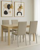 Sedia Licia - Sedia moderna in tessuto tortora - Struttura in metallo silver satinato - Design moderno - 1 pz - doomostore