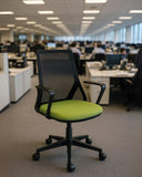 Poltrona Like - Sedia ufficio Mesh - Schienale alto - Braccioli in nylon - Rivestimento tessuto - Base girevole con ruote antishock - Altezza regolabile - doomostore